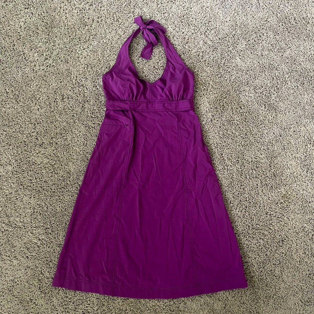 Athleta Halter Dress with Secret Pocket